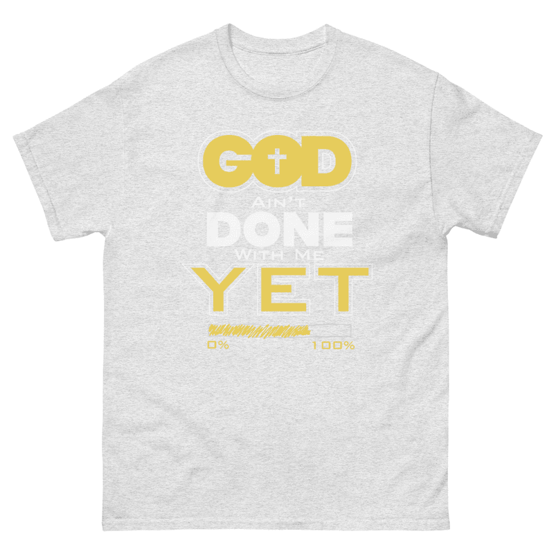 Not Yet Tee — Ash — view 1