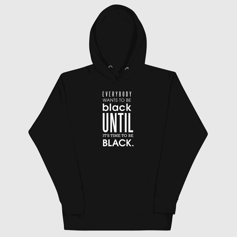 Everybody Black Hoodie — view 1