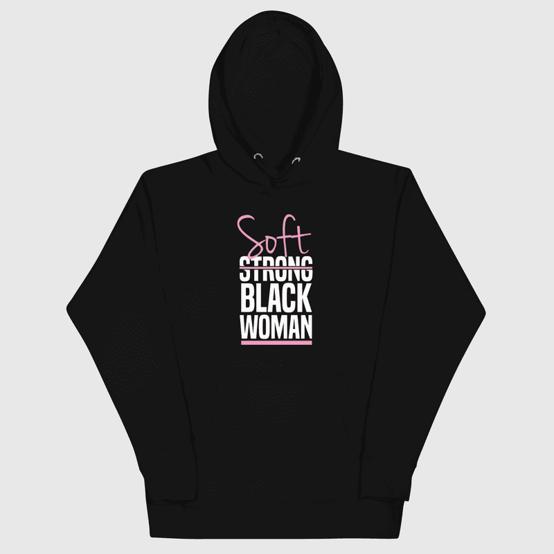 Soft Black Woman Hoodie — view 1