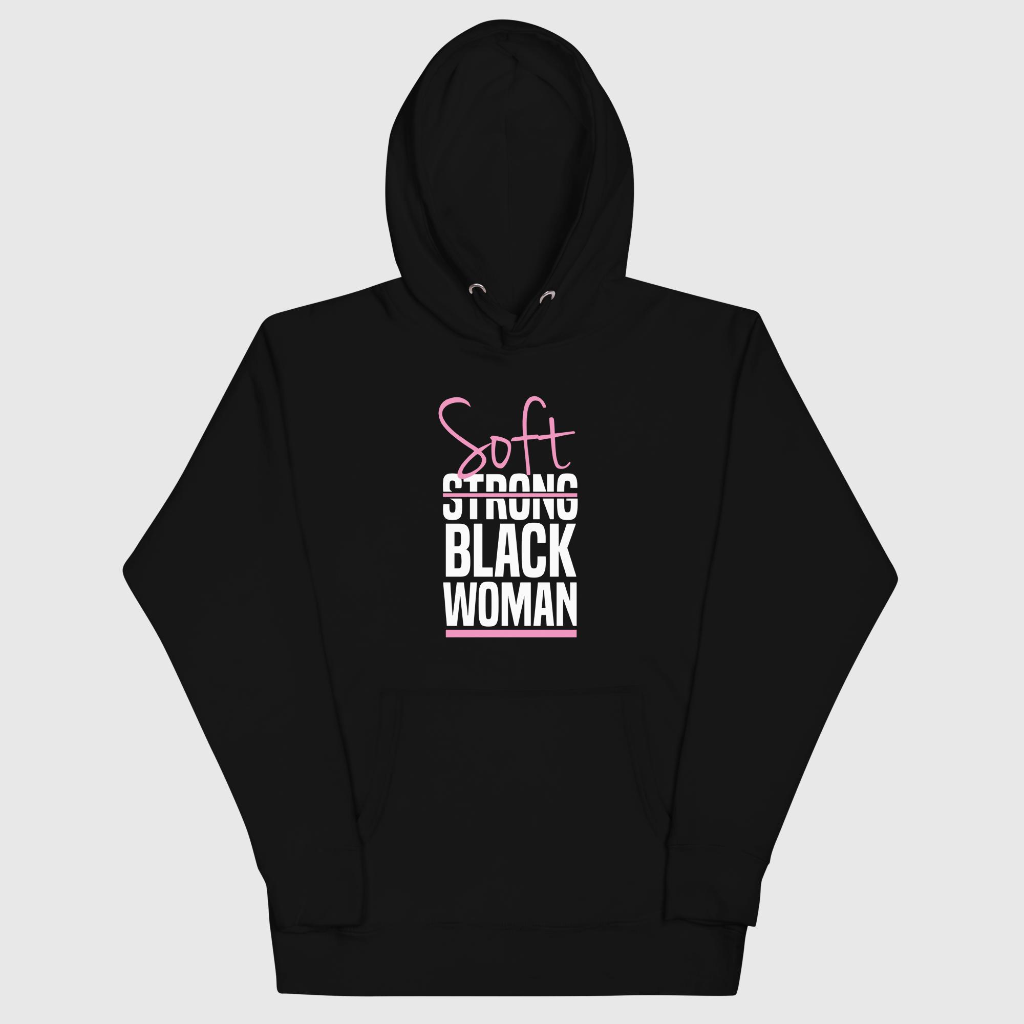 Soft Black Woman Hoodie